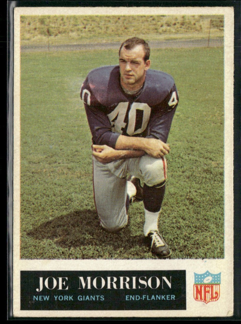 Joe Morrison 1965 Philadelphia RC #120 New York Giants