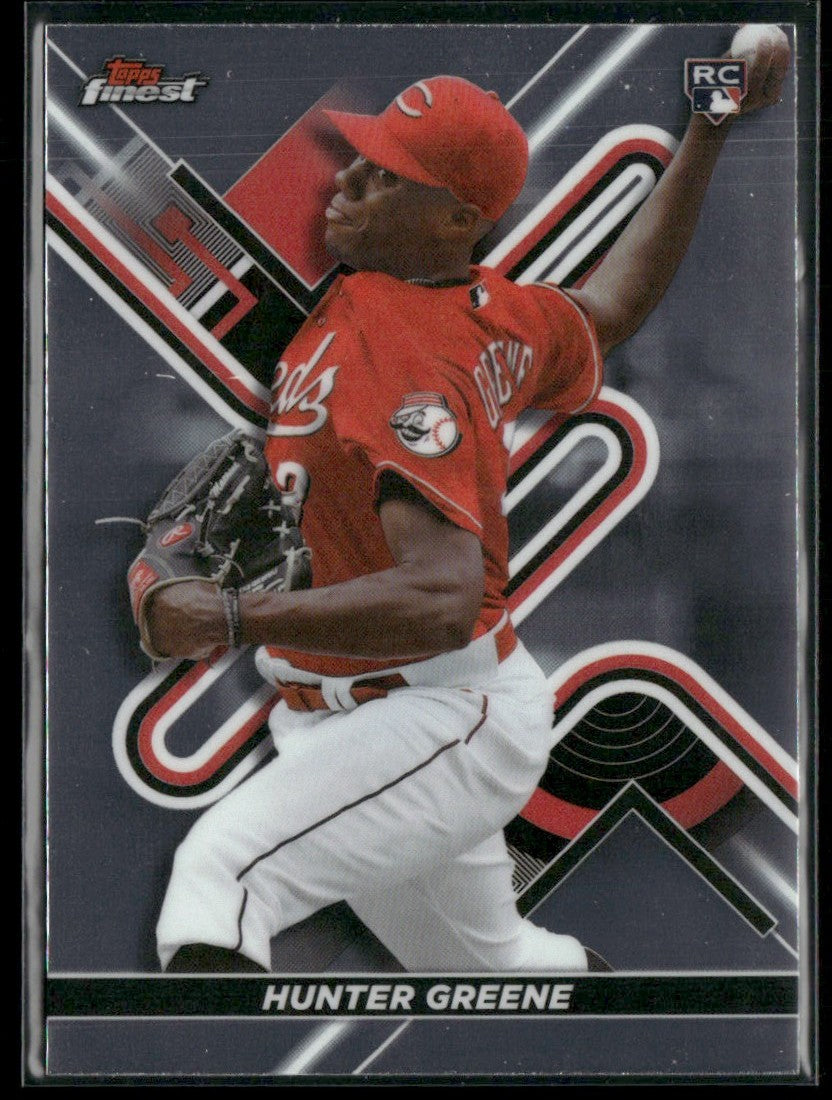 Hunter Greene 2022 Topps Finest RC #69 Cincinnati Reds