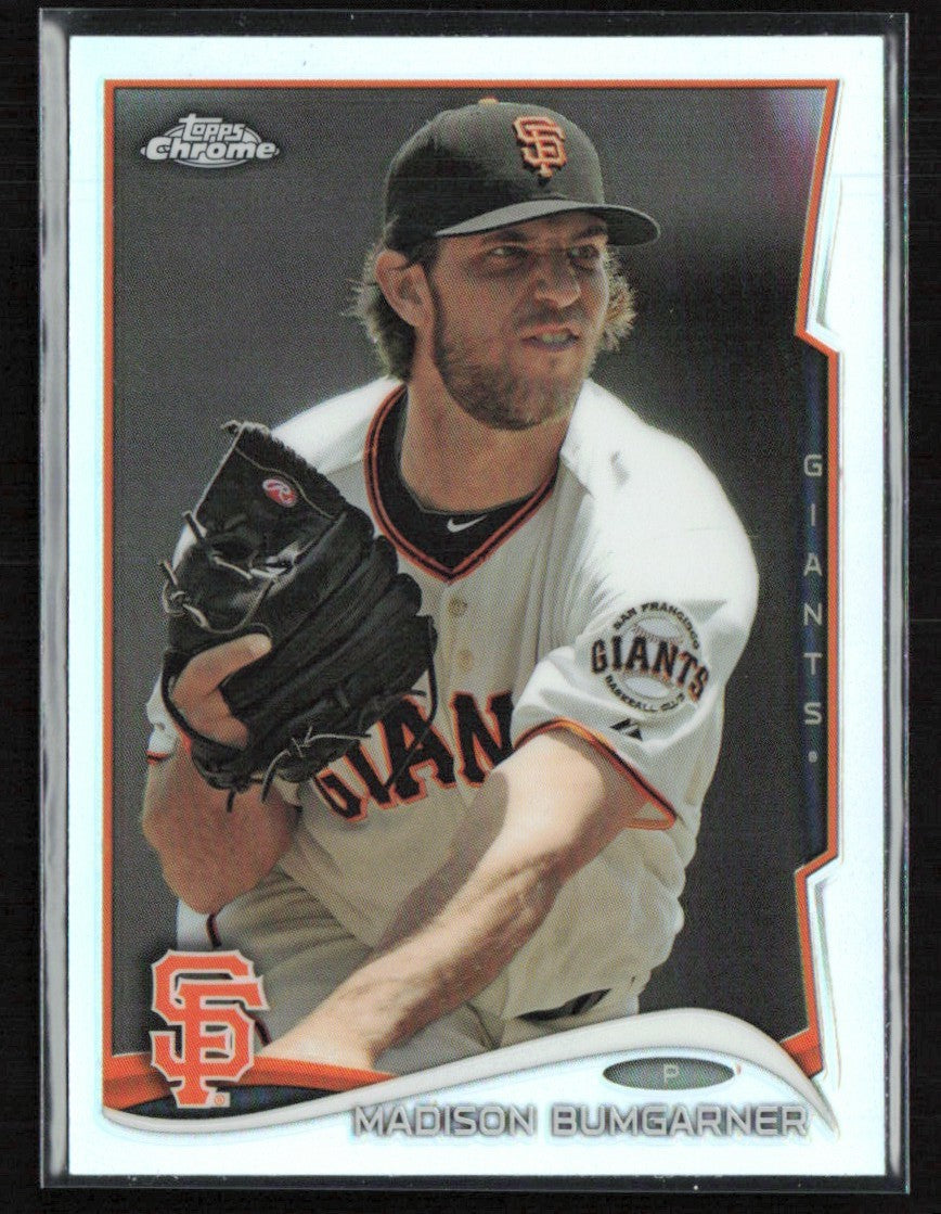 Madison Bumgarner 2014 Topps Chrome Refractor #189 San Francisco Giants