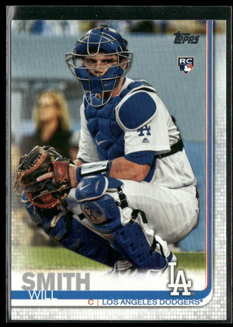 Will Smith 2019 Topps Update RC #US199 Los Angeles Dodgers