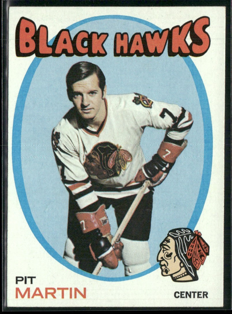 Pit Martin 1971 Topps #39 Chicago Blackhawks