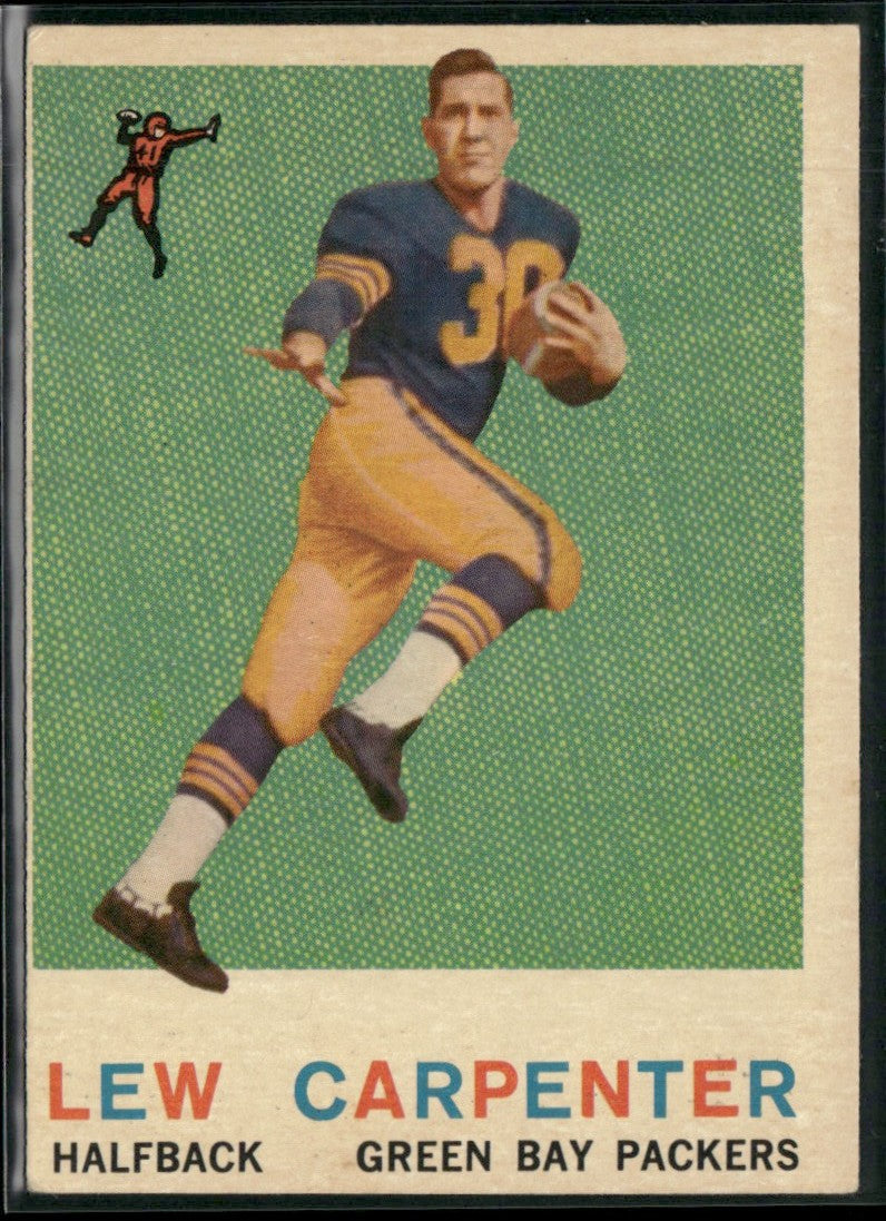 Lew Carpenter 1959 Topps RC #95 Green Bay Packers
