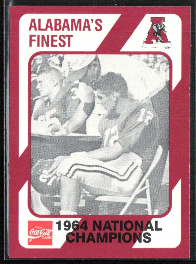 1964 National Champions 1989 Collegiate Collection Alabama's Finest #376