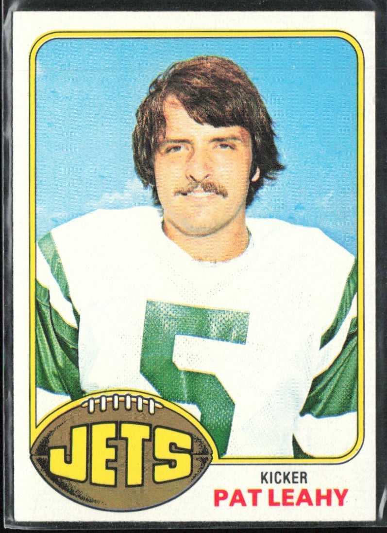 Pat Leahy 1976 Topps #34 New York Jets