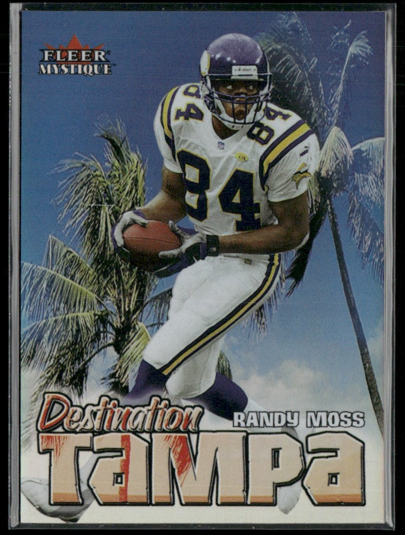 Randy Moss 2000 Fleer Mystique Destination Tampa #10DT Minnesota Vikings