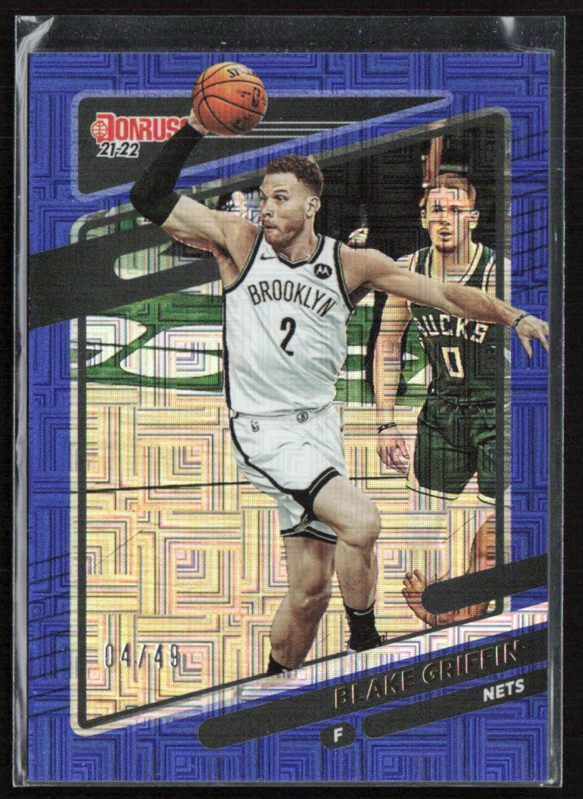 Blake Griffin 2021 Donruss Choice Blue /49 #35 Brooklyn Nets