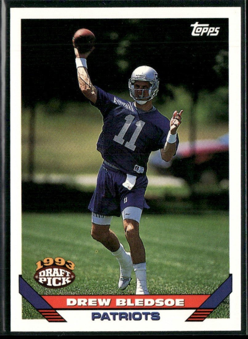 Drew Bledsoe 1993 Topps RC #130 New England Patriots