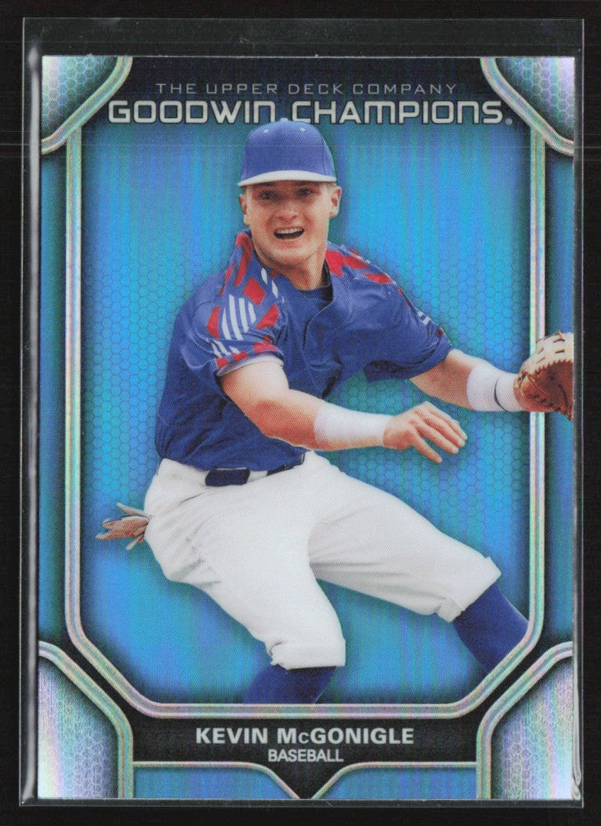 Kevin McGonigle 2024 Upper Deck Goodwin Champions Blue #P66 Detroit Tigers