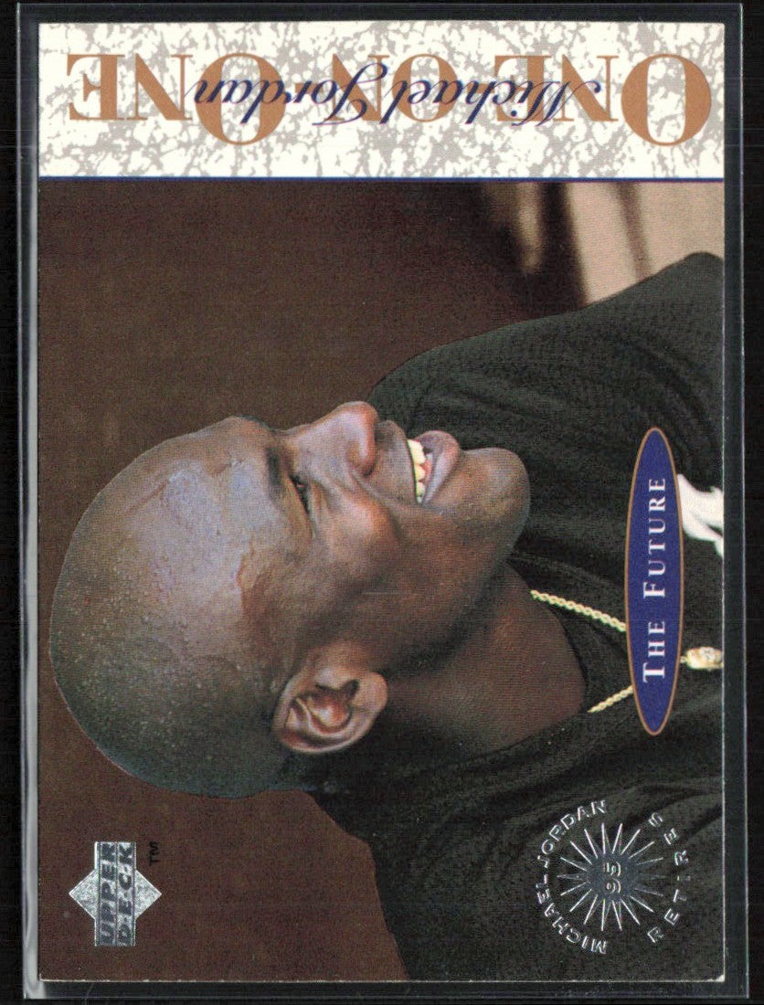 Michael Jordan 1995 Upper Deck One on One #10 Chicago Bulls
