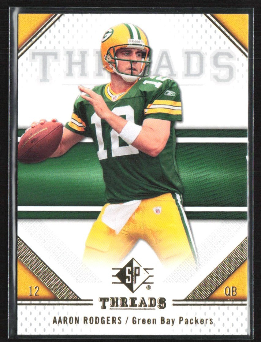 Aaron Rodgers 2009 SP Threads #1 Green Bay Packers