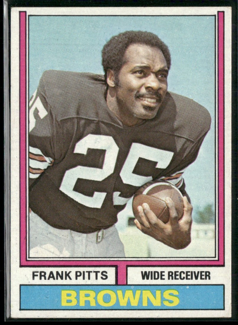 Frank Pitts 1974 Topps #11 Cleveland Browns