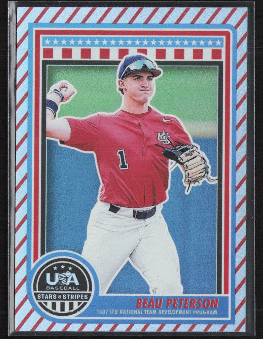 Beau Peterson 2025 Panini Stars & Stripes #184 USA