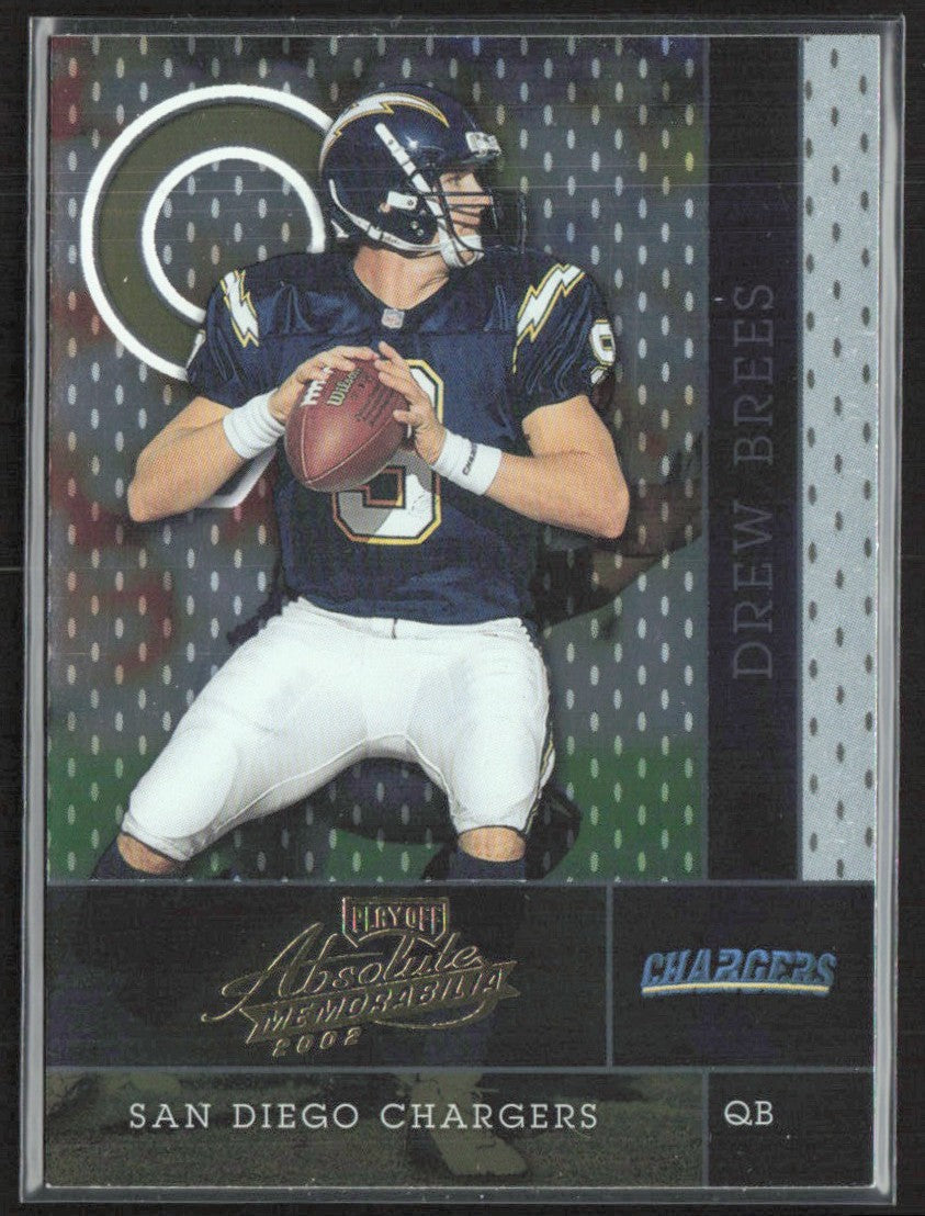 Drew Brees 2002 Playoff Absolute Memorabilia #41 San Diego Chargers