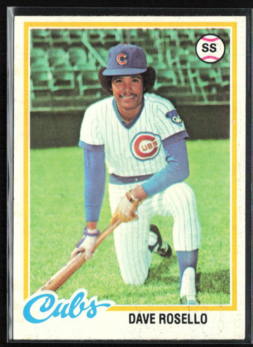 Dave Rosello 1978 Topps #423 Chicago Cubs