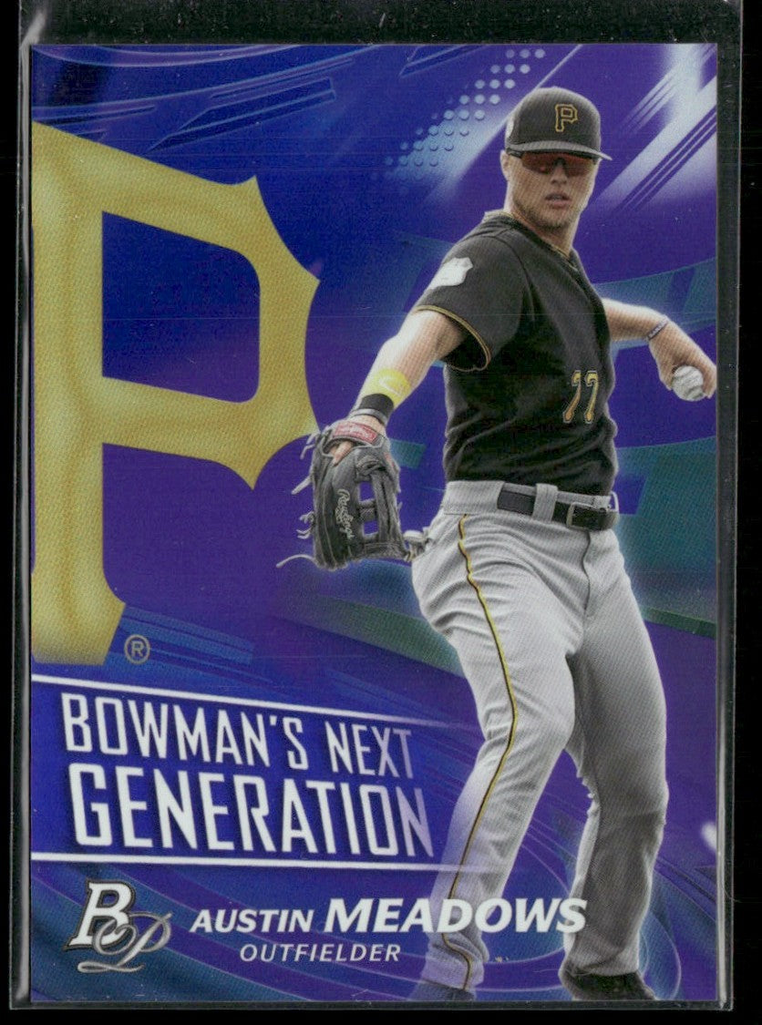 Austin Meadows 2017 Bowman Platinum Next Generation Purple /250 #BNG-AM