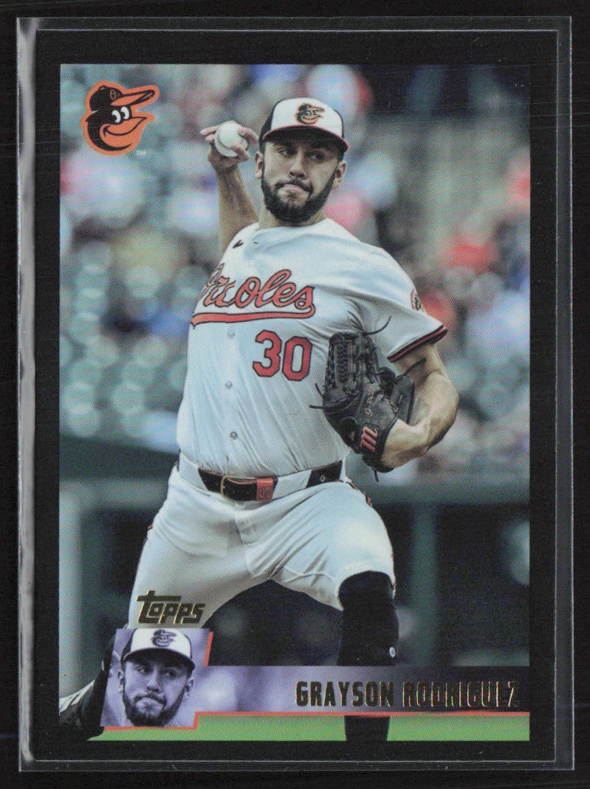 Grayson Rodriguez 2025 Topps Archives 1996 Black Foilboard #171