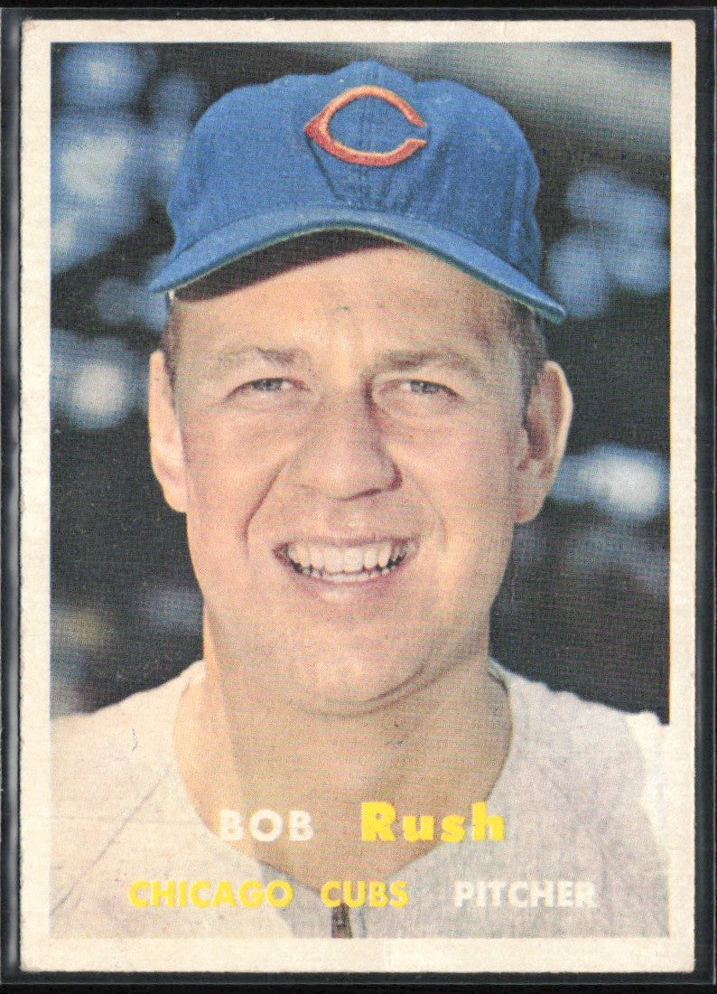 Bob Rush 1957 Topps #137 Chicago Cubs