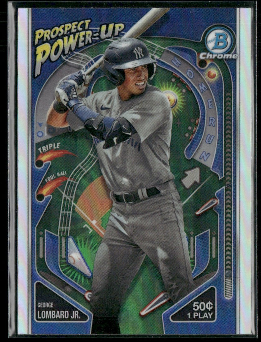 George Lombard Jr. 2024 Bowman Prospect Power-Up #PP-17 New York Yankees