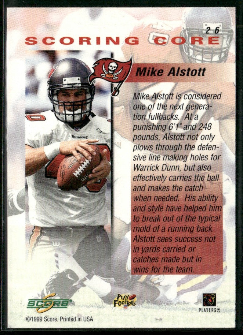 Mike Alstott 1999 Score Scoring Core #26 Tampa Bay Buccaneers