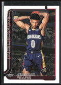 Jeremiah Fears 2025 Topps RC #207 New Orleans Pelicans