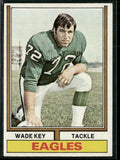 Wade Key 1974 Topps #296 Philadelphia Eagles