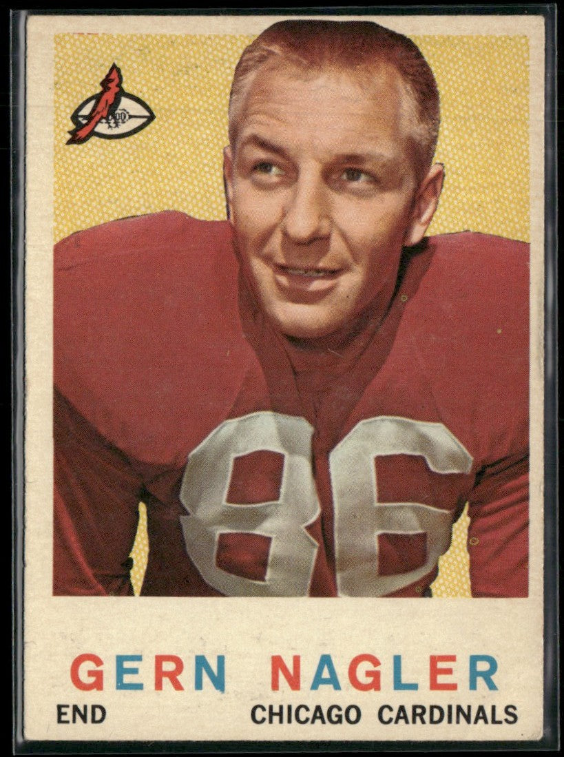 Gern Nagler 1959 Topps #93 Chicago Cardinals