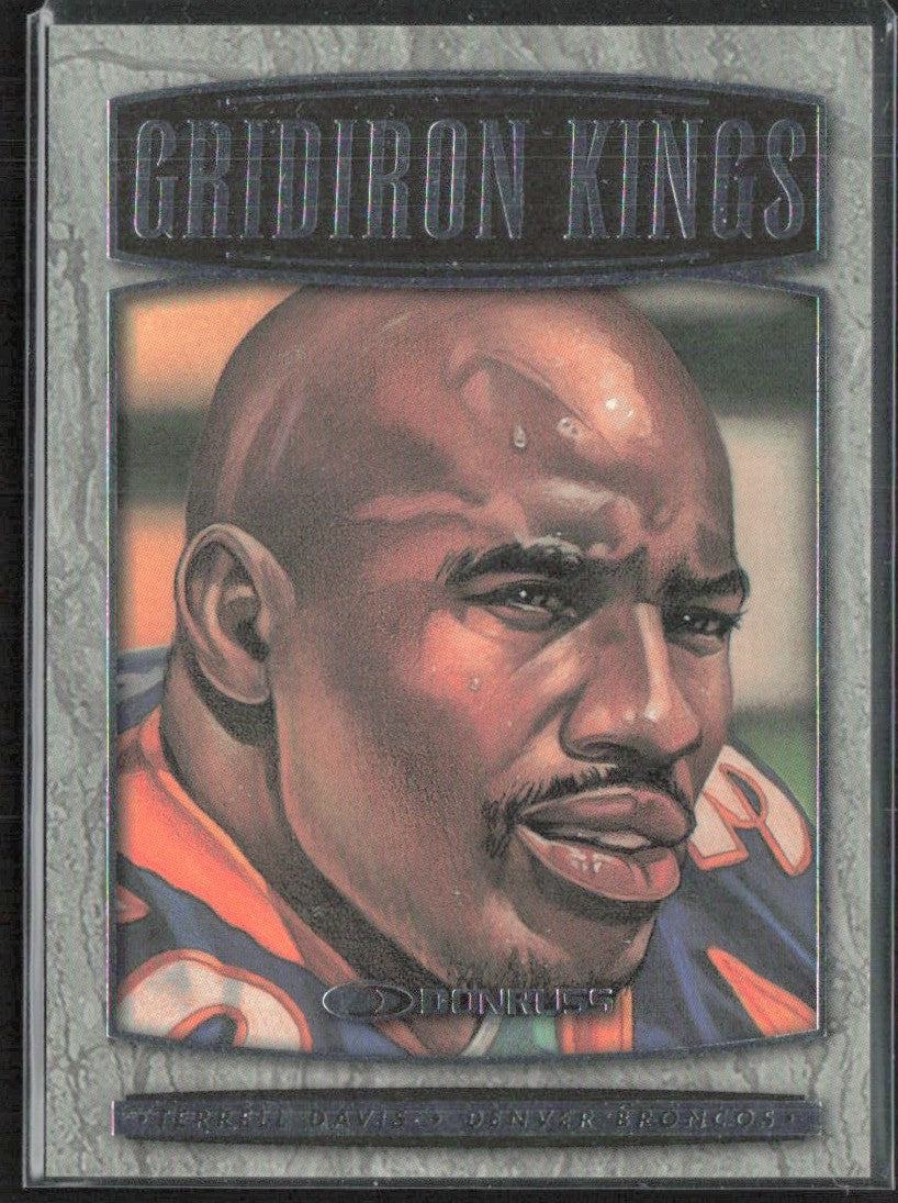 Terrell Davis 1999 Donruss Gridiron Kings /5000 #GK16 Denver Broncos
