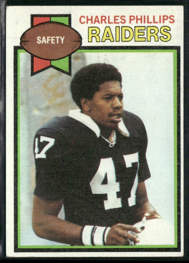 Charles Phillips 1979 Topps #8 Oakland Raiders