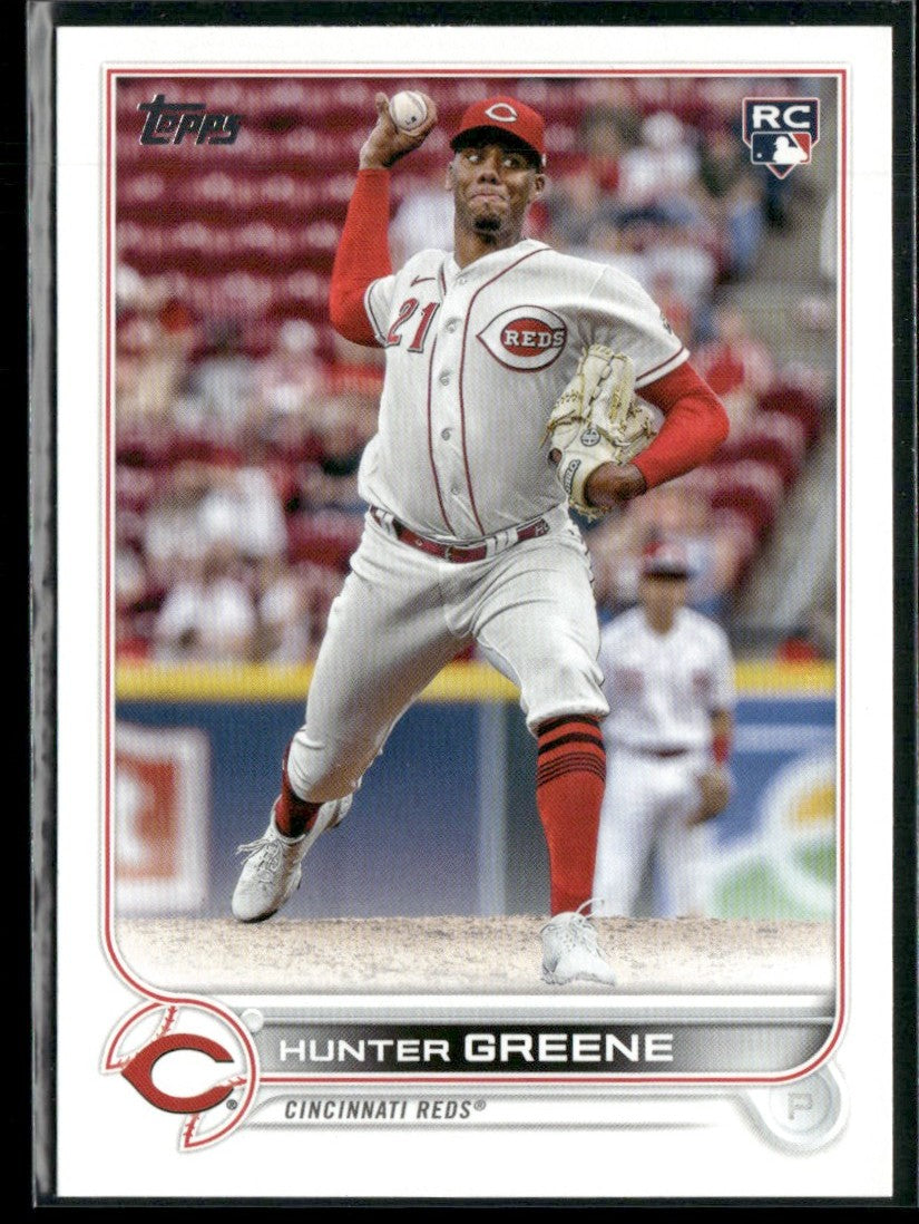 Hunter Greene 2022 Topps Update RC #US160 Cincinnati Reds