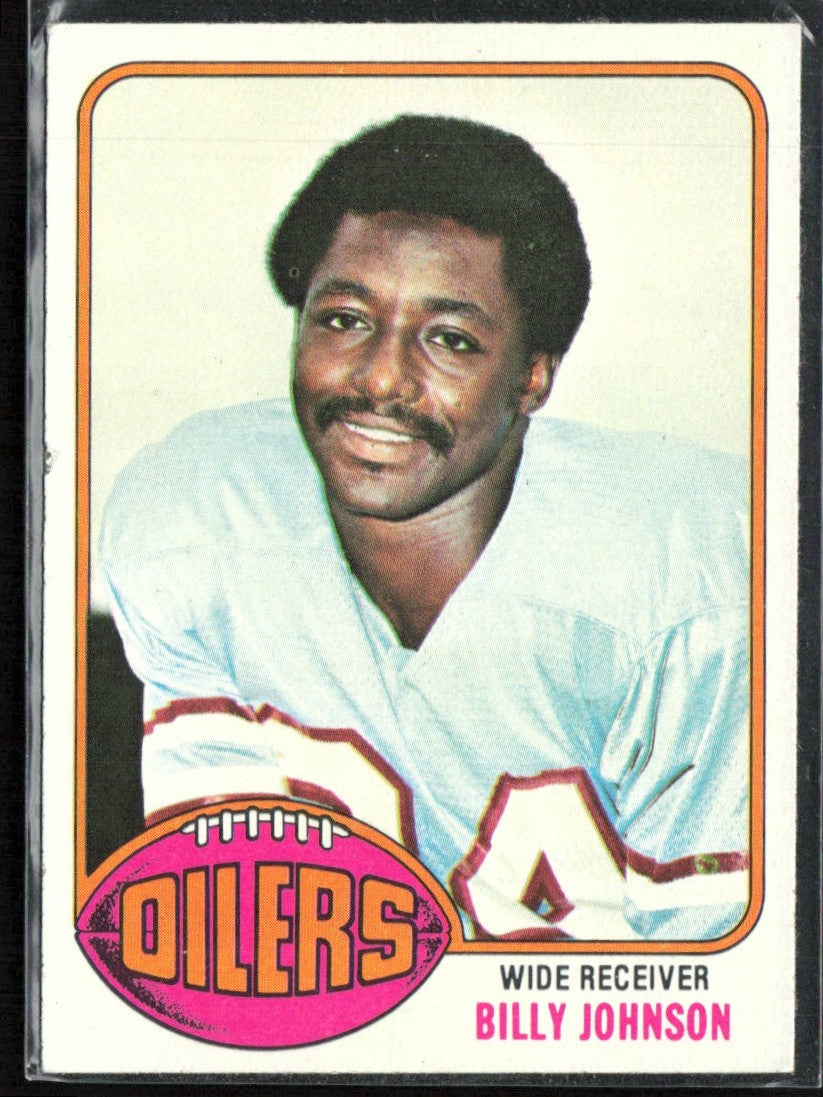 Billy Johnson 1976 Topps #223 Houston Oilers