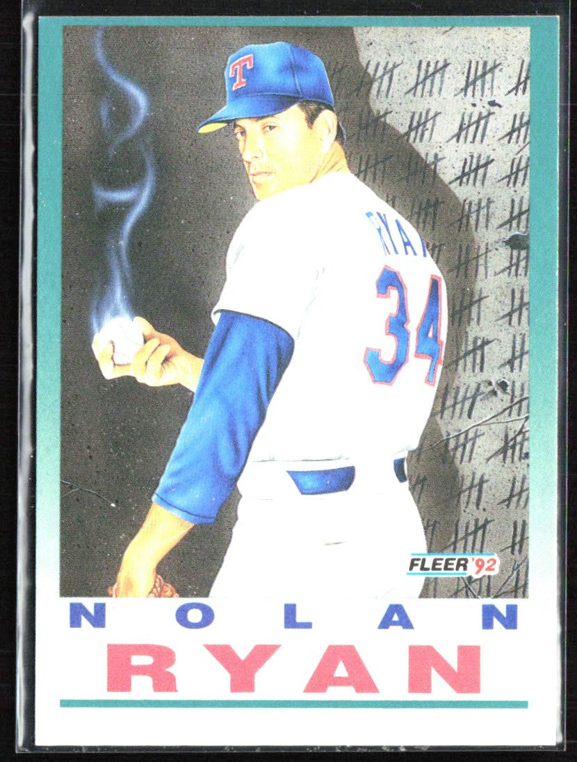 Nolan Ryan 1992 Fleer Pro Visions #710 Texas Rangers