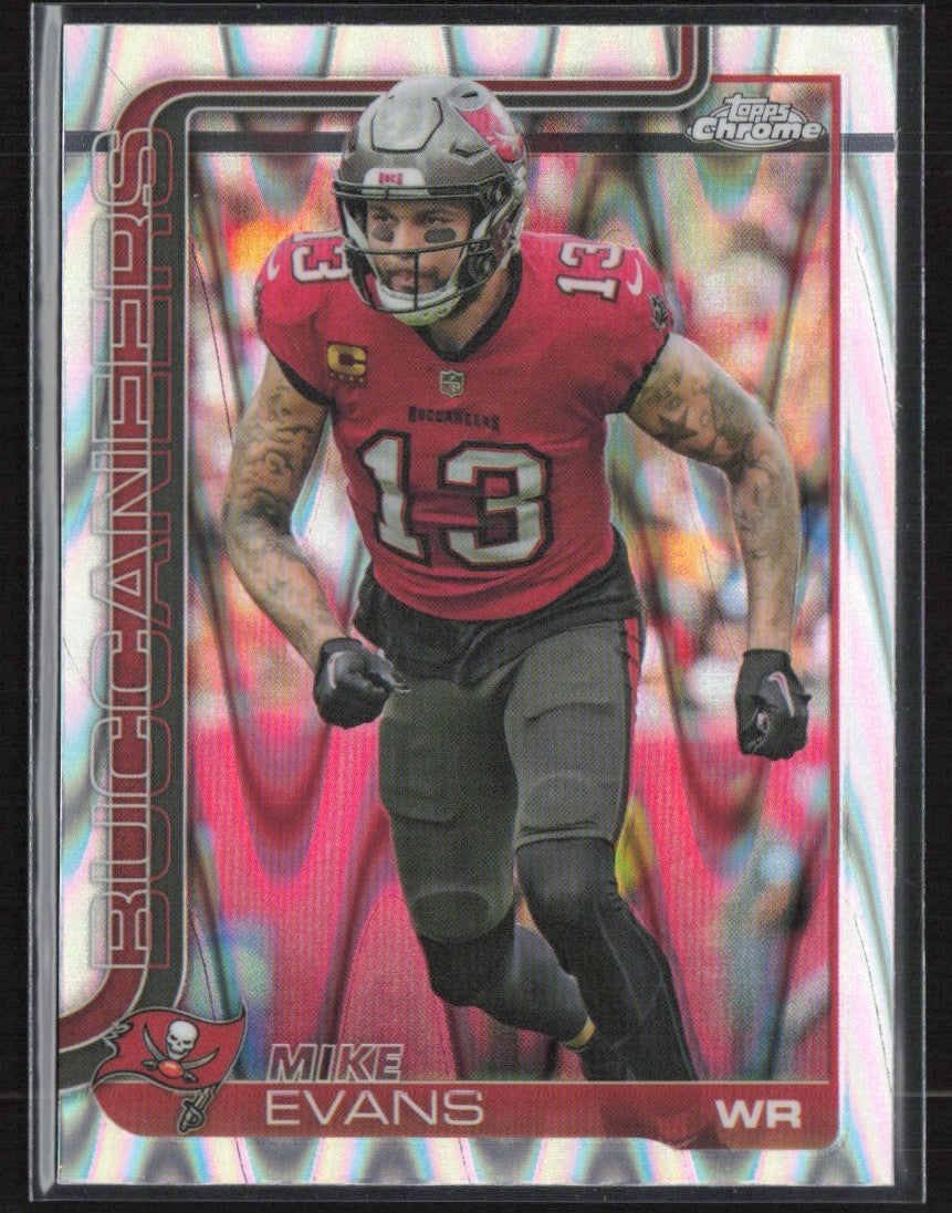 Mike Evans 2025 Topps Chrome RayWave Refractor #282 Tampa Bay Buccaneers