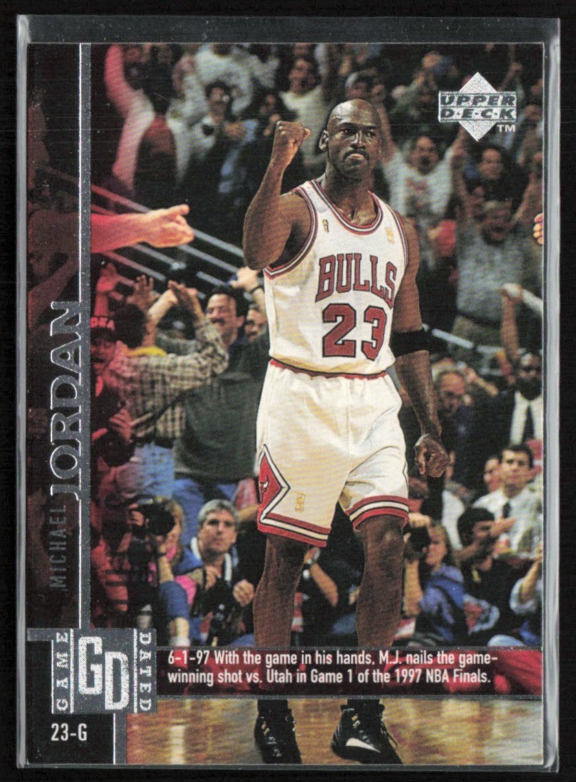 Michael Jordan 1997 Upper Deck Game Dated #18 Chicago Bulls