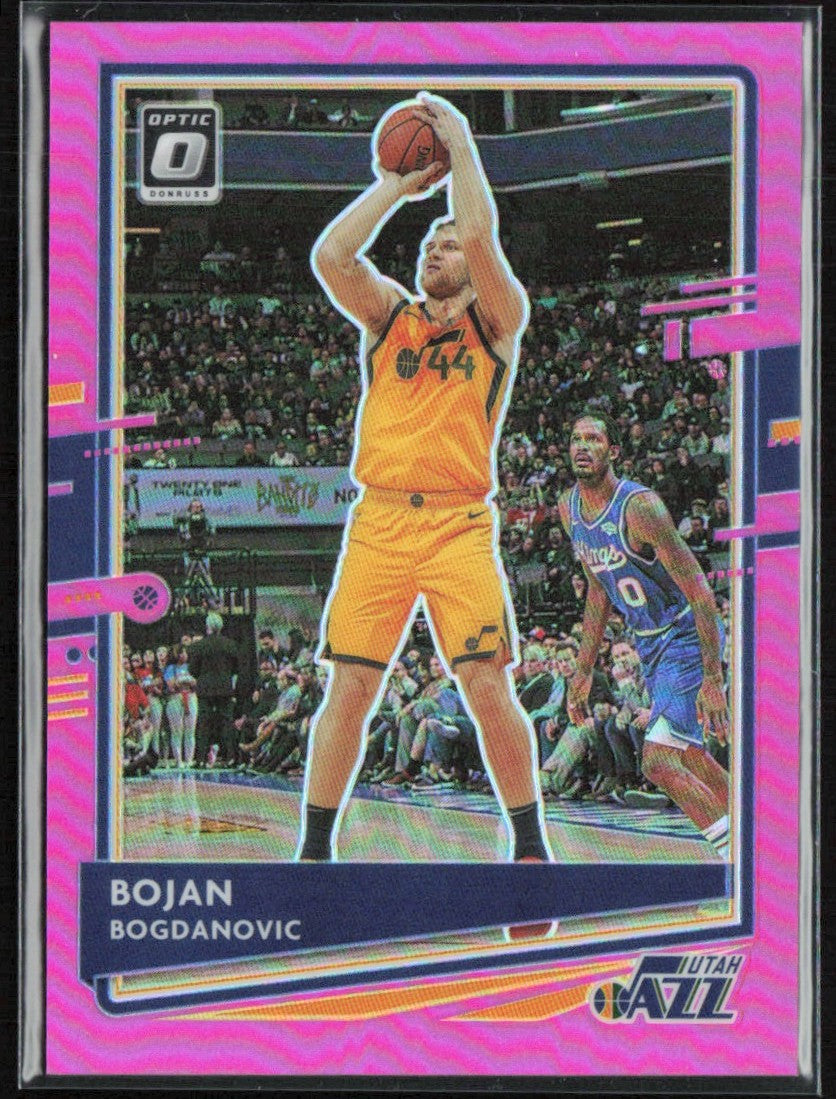 Bojan Bogdanovic 2020 Donruss Optic Pink /25 #88 Utah Jazz