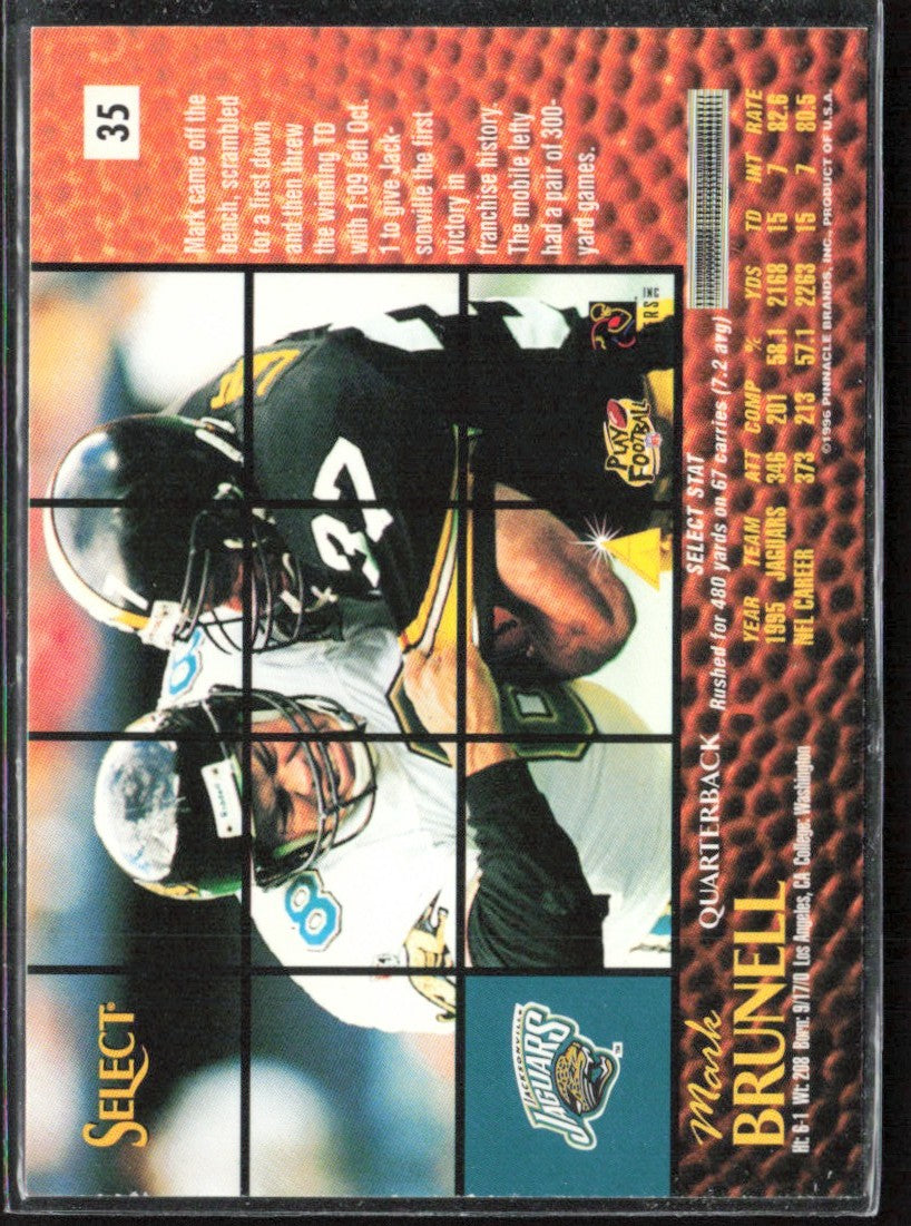Mark Brunell 1996 Select Artist's Proof #35 Jacksonville Jaguars