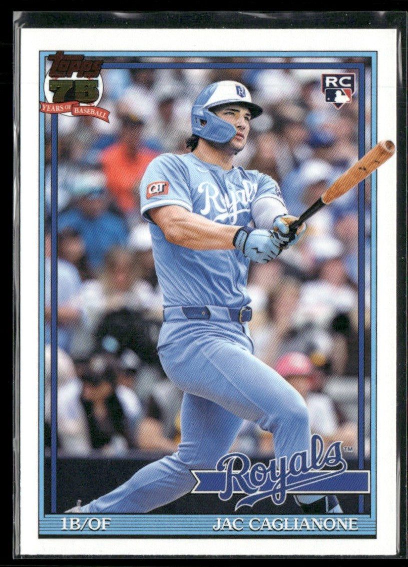 Jac Caglianone 2026 Topps 1991 RC #T91-42 Kansas City Royals