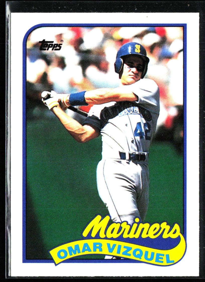 Omar Vizquel 1989 Topps Traded RC #122T Seattle Mariners