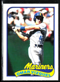 Omar Vizquel 1989 Topps Traded RC #122T Seattle Mariners