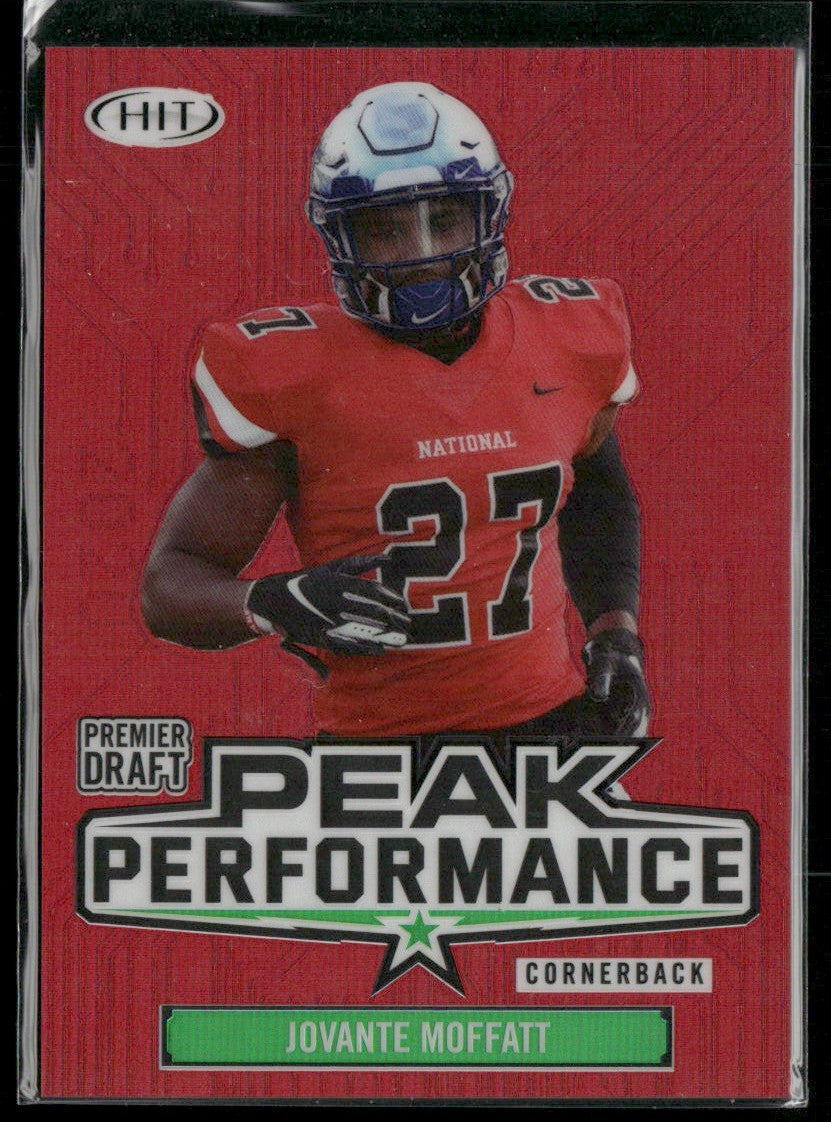 Jovante Moffatt 2020 Sage Hit Peak Performance /50 #PK-JM