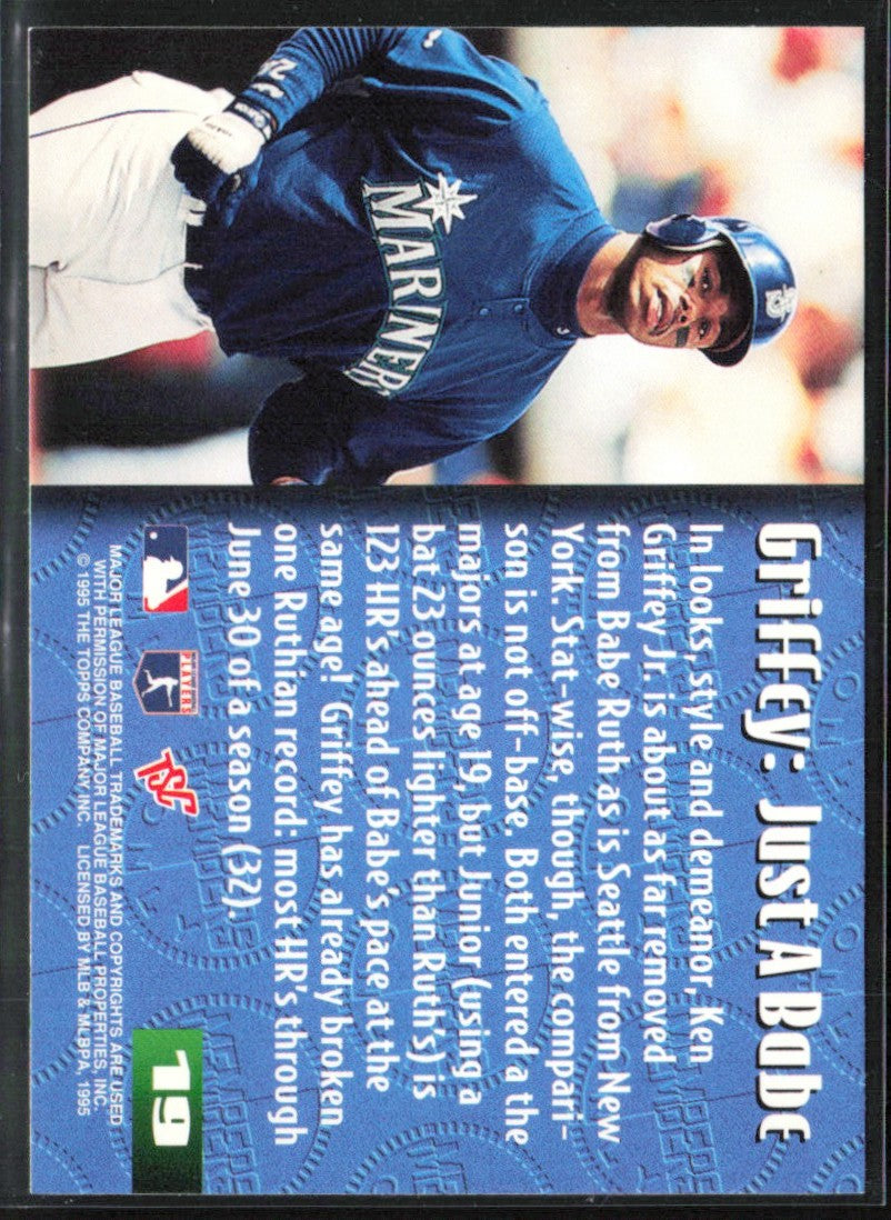 Ken Griffey Jr. 1995 Topps Stadium Club Members Only #19 Seattle Mariners