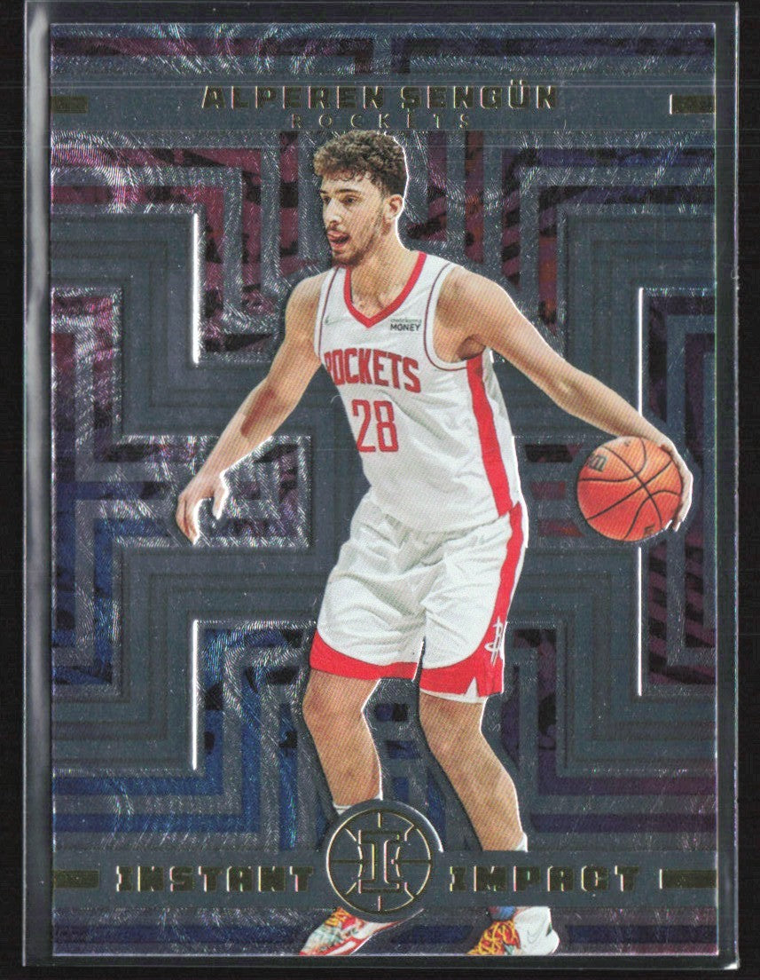 Alperen Sengun 2021 Panini Illusions Instant Impact RC #15 Houston Rockets