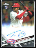 Roman Quinn 2017 Topps Chrome RC AUTO #RA-RQ Philadelphia Phillies