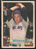Moe Drabowsky 1957 Topps RC #84 Chicago Cubs