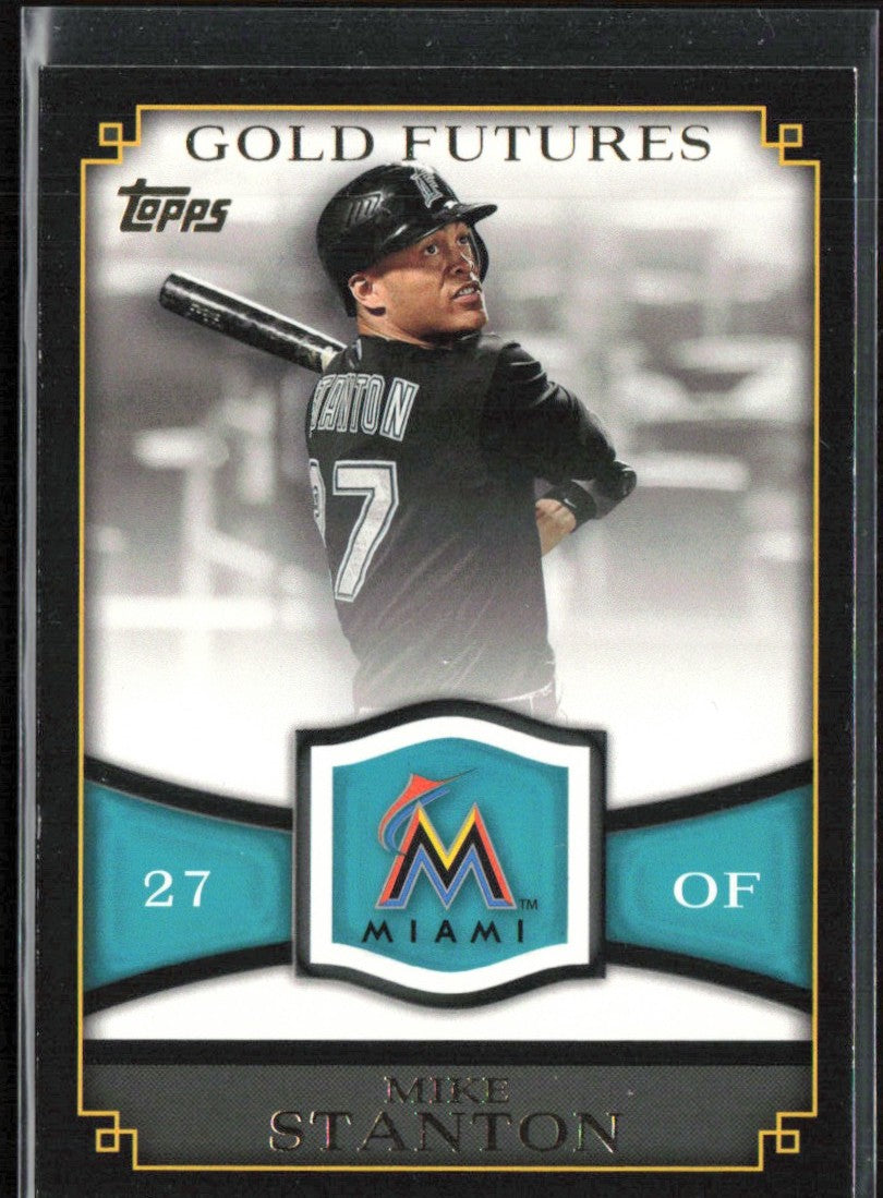 Giancarlo Stanton 2012 Topps Gold Futures #GF-14 Miami Marlins