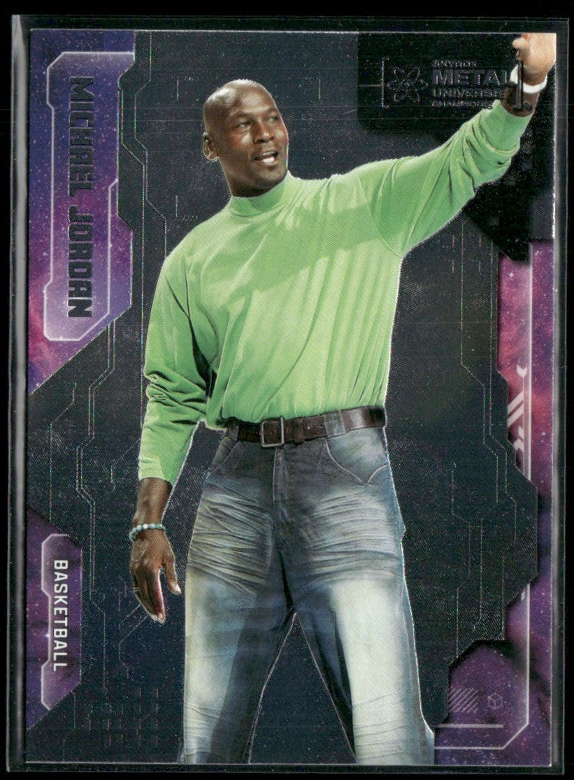 Michael Jordan 2024 Skybox Metal Universe Champions #1 Chicago Bulls