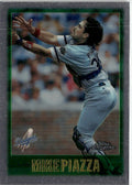 Mike Piazza 1997 Topps Chrome #9 Los Angeles Dodgers