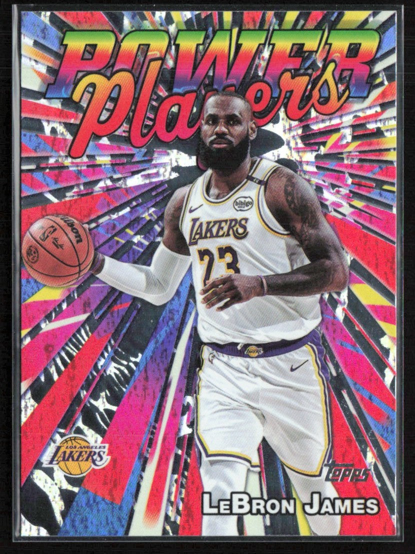 LeBron James 2025 Topps Power Players Holo Foil #PP-7 Los Angeles Lakers