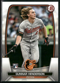 Gunnar Henderson 2023 Bowman RC #65 Baltimore Orioles
