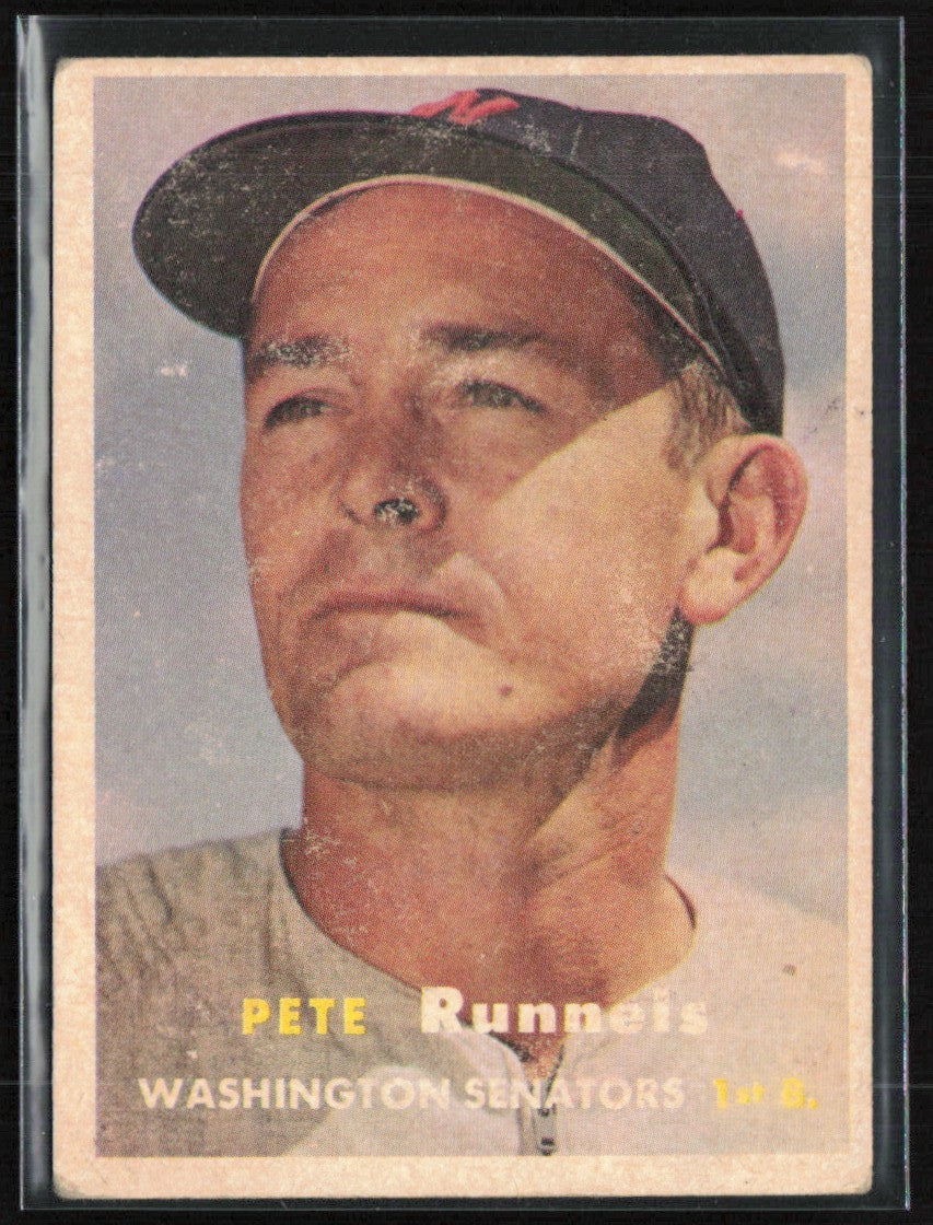 Pete Runnels 1957 Topps #64 Washington Senators