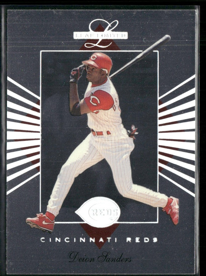 Deion Sanders 1994 Leaf Limited #98 Cincinnati Reds